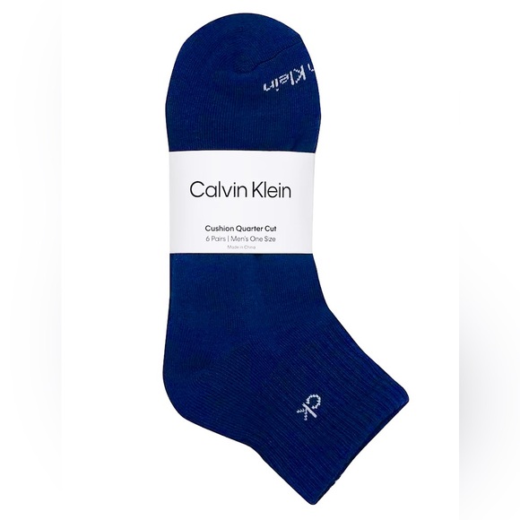 Calvin Klein Cushioned Quarter Stretch Heather Assorted Color Socks OS NWT - Picture 6 of 6